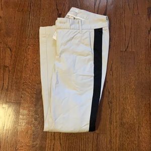J.Crew Stretch Pinstripe Khakis